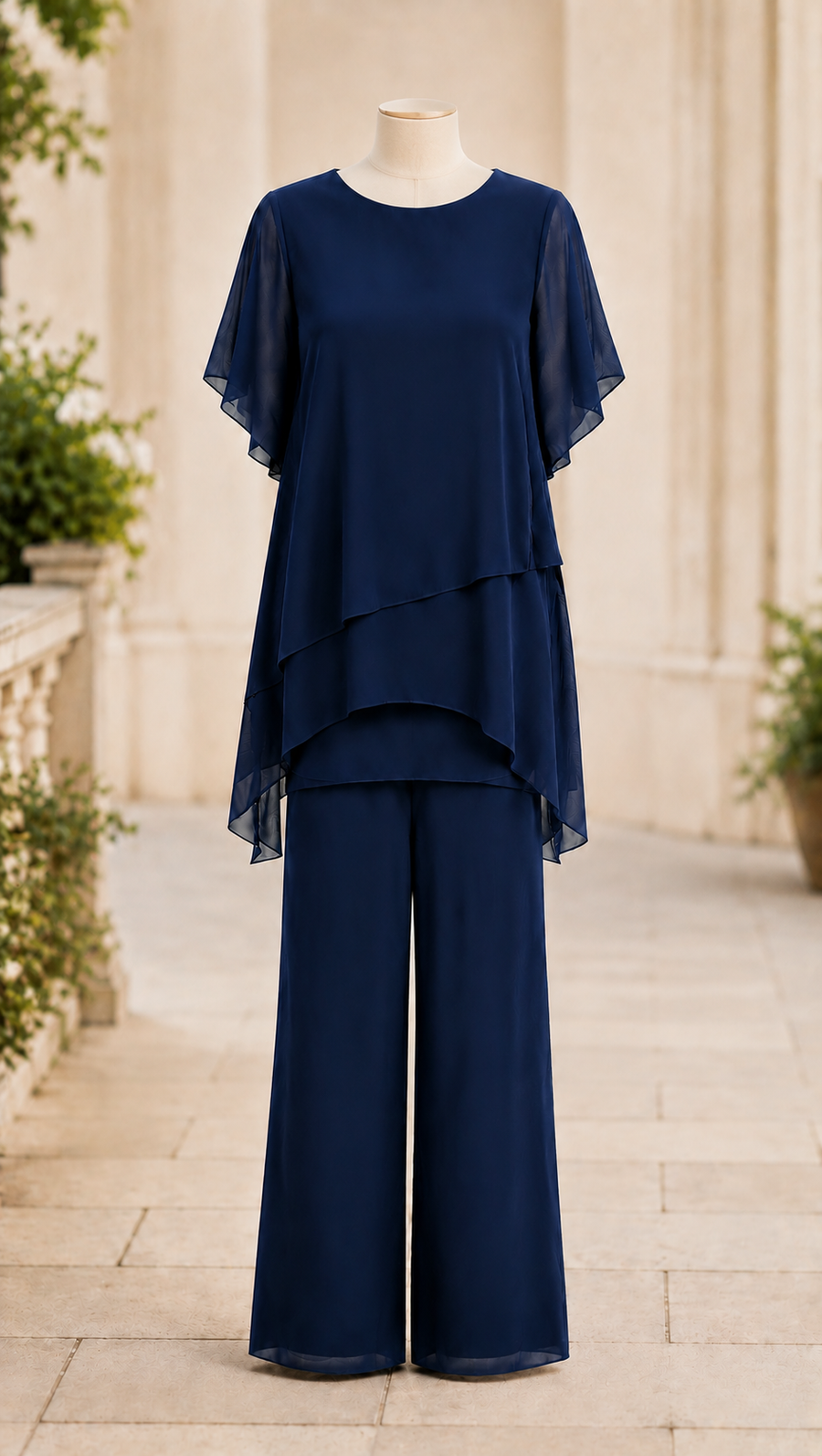 Conjunto de dos piezas Beverly™ de Warszawska Elegancja, elegante y cómodo, en colores neutros, para un estilo sofisticado.