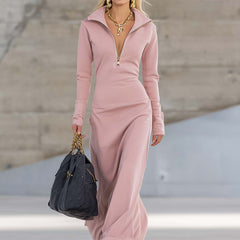 Vestido maxi Kalina de Warszawska Elegancja con diseño largo y elegante para ocasiones especiales.