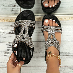 Sandalias ortopédicas Ariella de estilo boho en colores neutros, con diseño cómodo y elegante, ideales para comodidad y estilo.