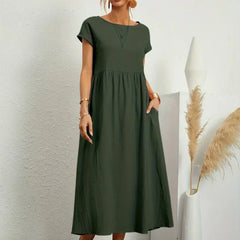 Vestido Irena de Warszawska Elegancja, vestido femenino y ligero con diseño elegante para lucir con estilo y comodidad.