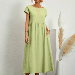 Vestido Irena de Warszawska Elegancja, vestido ligero y femenino con diseño elegante para mujer.