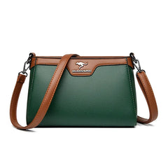 Bolso bandolera Olga de Warszawska Elegancja, de un solo lado, en cuero suave y diseño elegante.