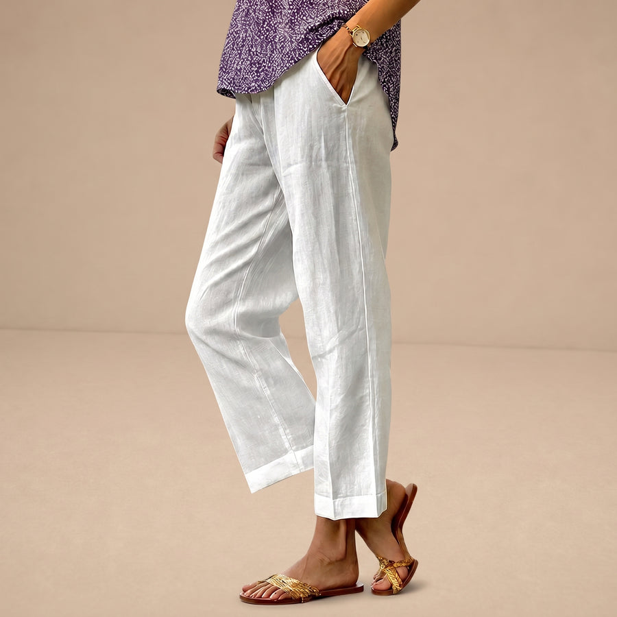 Pantalones cortos de verano para mujer Elaine™ de Warszawska Elegancja, pantalones femeninos elegantes y cómodos para el verano.