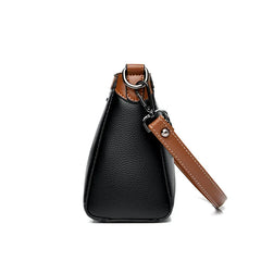 Bolso bandolera Olga de Warszawska Elegancja, cruzado de un solo lado, en color neutro y diseño elegante.