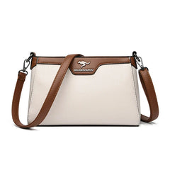 Bolso cruzado Olga de Warszawska Elegancja, bolso de mano de un solo lado, con diseño elegante y asa ajustable.