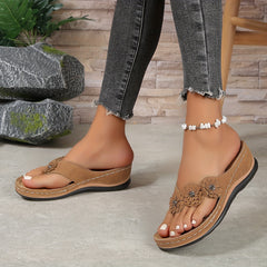 Sandalias ortopédicas Alia de Warszawska Elegancja, con diseño cómodo y elegante para uso diario, en color neutro.