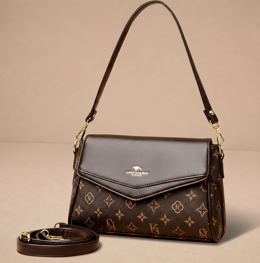 Bolsa vintage Magdalena de Warszawska Elegancja en estilo bandolera, con diseño clásico y detalles elegantes.