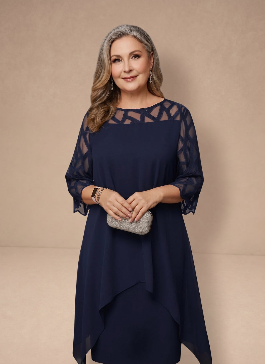 Vestido elegante Danuta de Warszawska Elegancja, con estilo y corte sofisticado para cualquier ocasión.